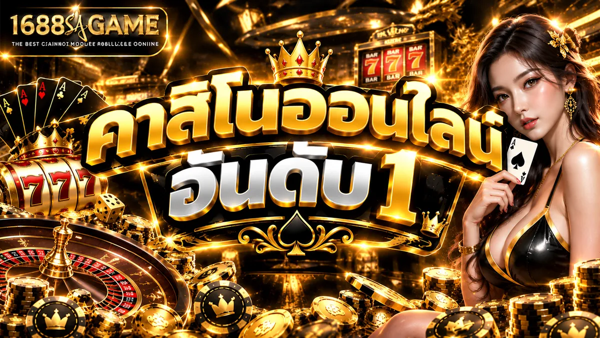 คาสิโนออนไลน์ อันดับ 1 เล่นคุ้มบน 1688SAGAME