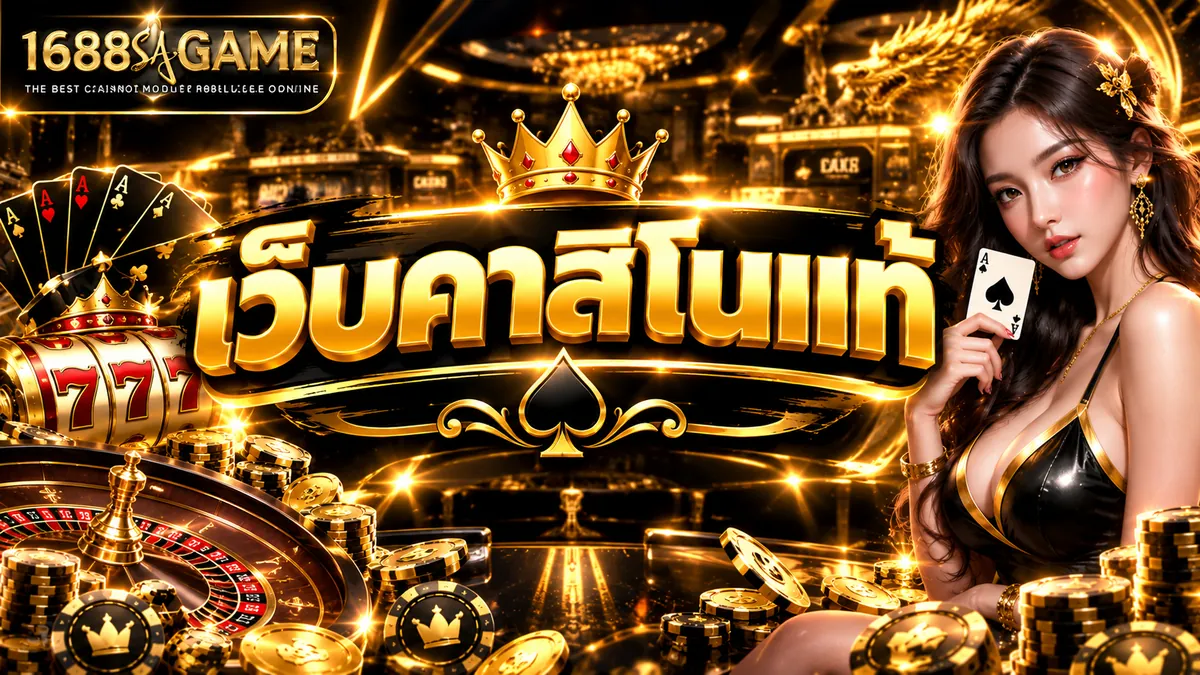 เว็บคาสิโนแท้ 1688SAGAME: เล่นคุ้ม สนุกได้ทุกที่