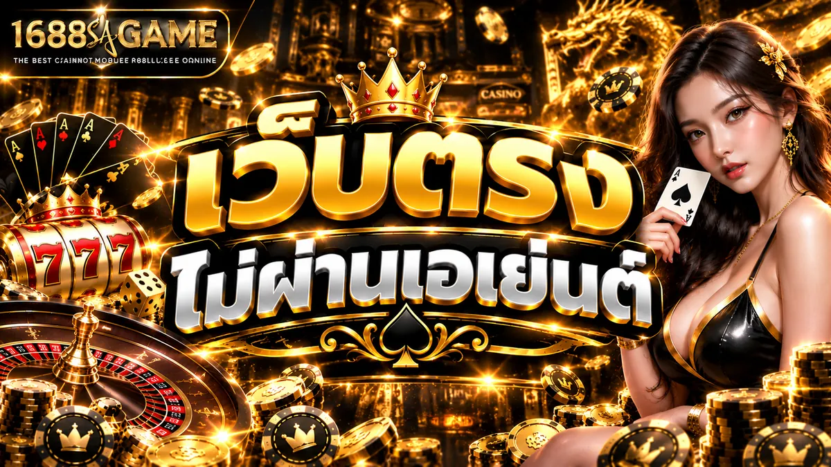 เว็บตรง ไม่ผ่านเอเย่นต์ เล่นคุ้มบน 1688SAGAME